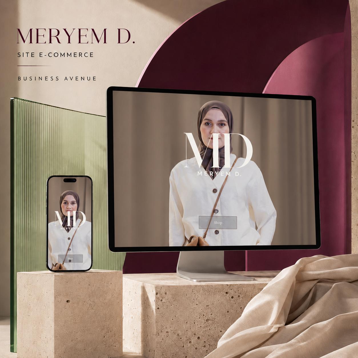 Meryem D. — Site e-commerce réalisé par Business Avenue