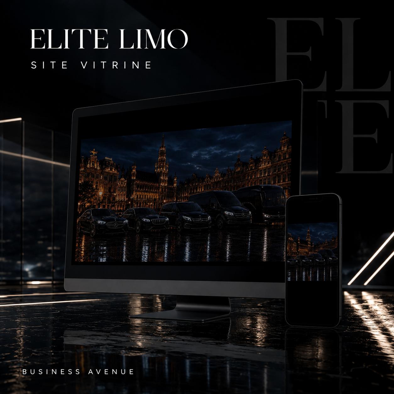 Elite Limo — Site vitrine réalisé par Business Avenue