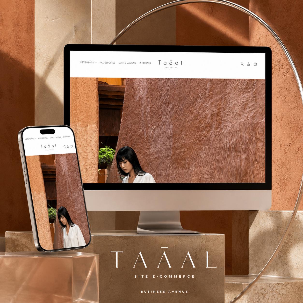 Taaal — Site e-commerce réalisé par Business Avenue