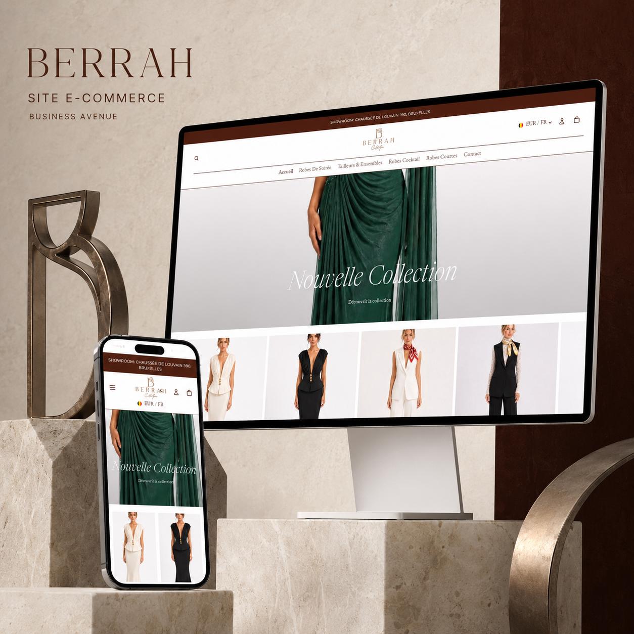 Berrah — Site e-commerce réalisé par Business Avenue