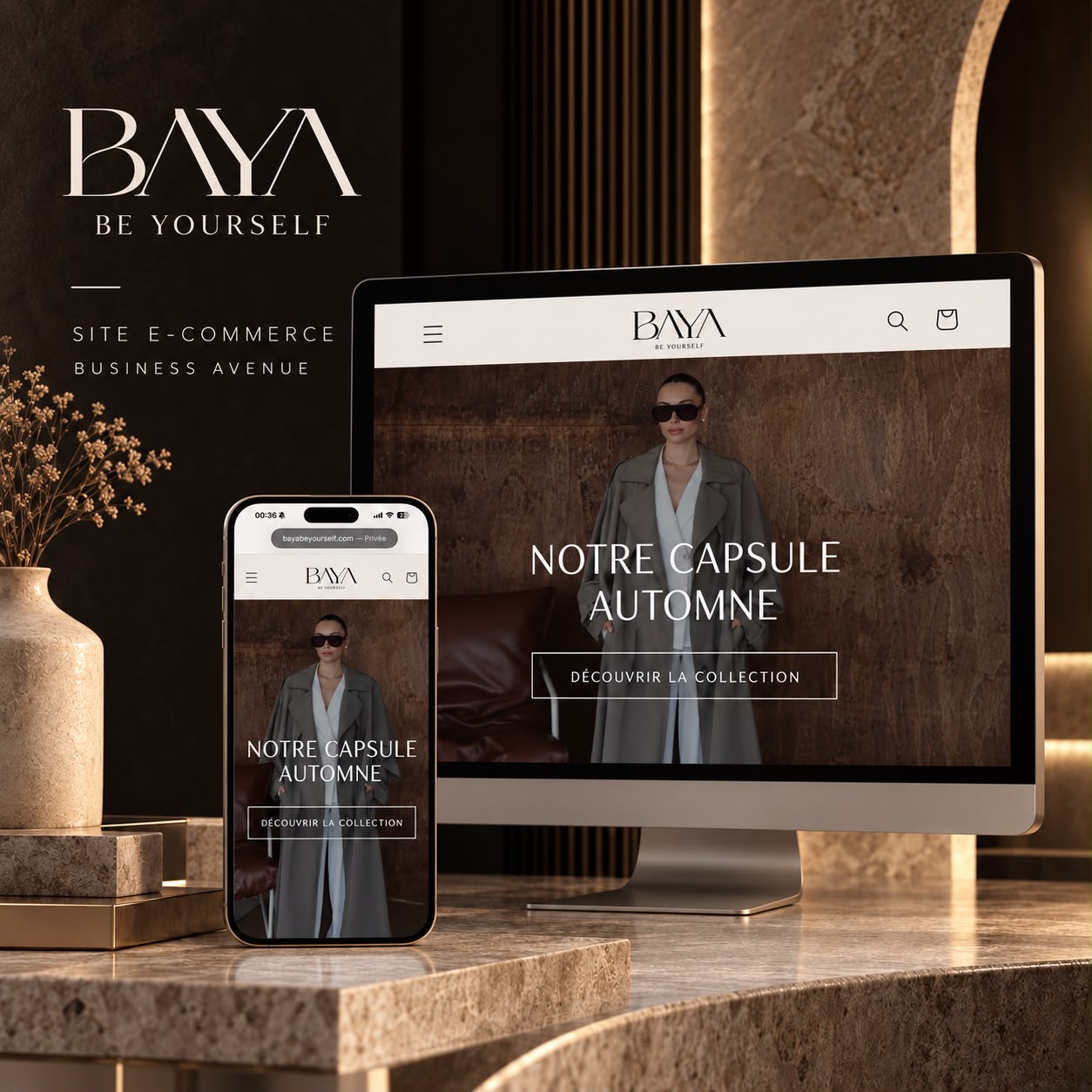 Baya — Site e-commerce réalisé par Business Avenue